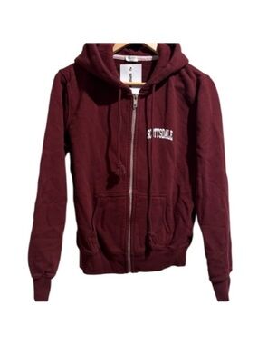 Brandy Melville/John Galt Maroon Zip-Up small medium NeW Scottsdale Arizona